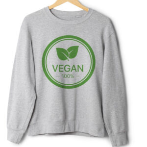 Світшот Веган написи мотивація знак оверсайз унісекс ВСІ Розміри Преміум тканина