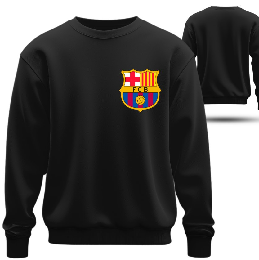 Світшот Барселона клуб футбол емблема оверсайз унісекс ВСІ Розміри Преміум тканина