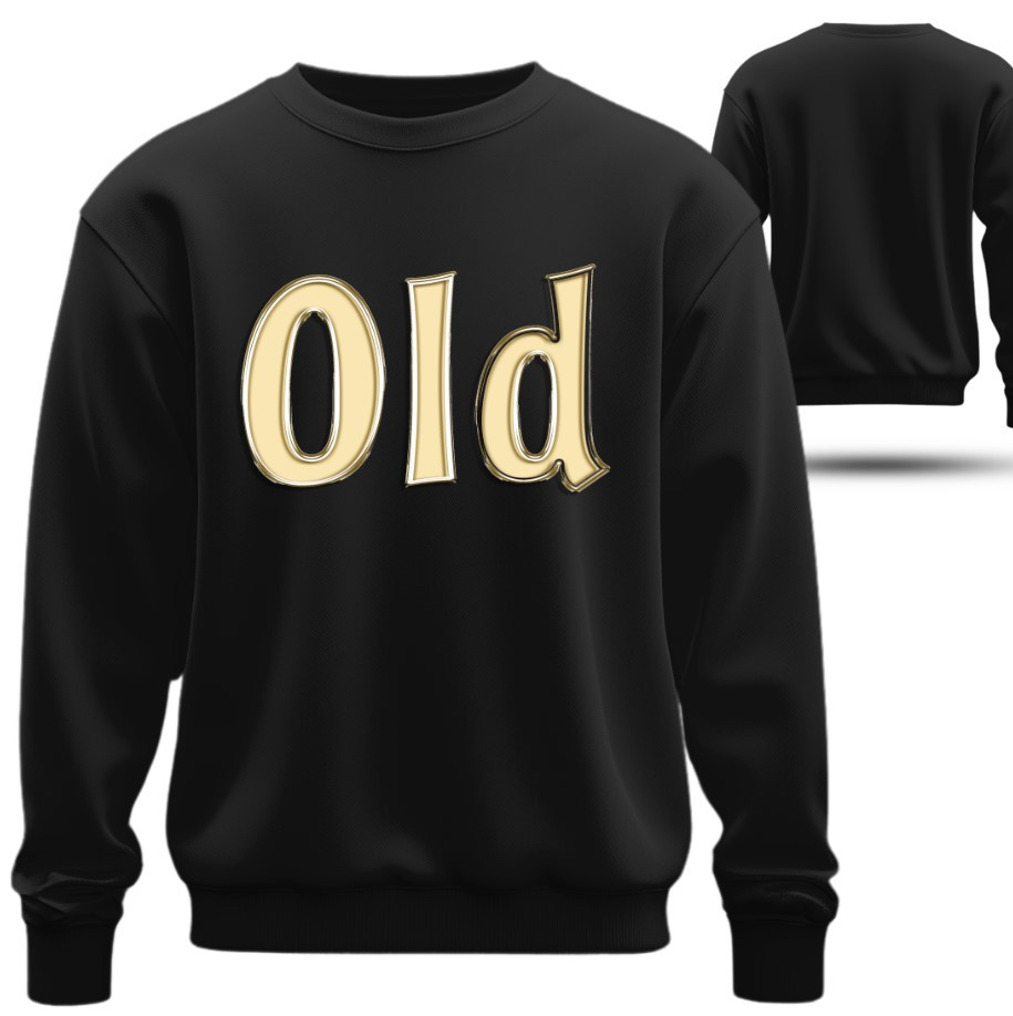 Світшот Old напис Старий оверсайз унісекс ВСІ Розміри Преміум тканина