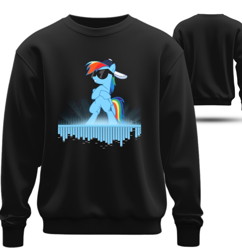 Світшот My Little Pony Маленький Поні мультик 3 оверсайз унісекс ВСІ Розміри Преміум тканина