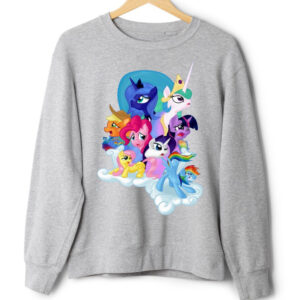 Світшот My Little Pony Маленький Поні Мультик 1 оверсайз унісекс ВСІ Розміри Преміум тканина