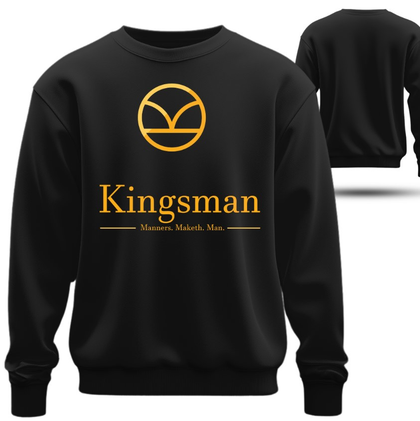 Світшот Kingsman Кінгсман Постер Фільм Лого оверсайз унісекс ВСІ Розміри Преміум тканина