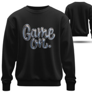 Світшот Game On Напис оверсайз унісекс ВСІ Розміри Преміум тканина