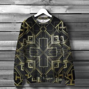 Світшот "Арт деко геометричні орнаменти" оверсайз унісекс ВСІ розміри Преміум тканина