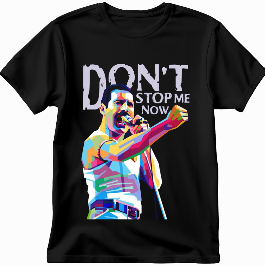 Футболка Фредді Мерк'юрі квін Queen Freddie Mercury фото портрет унісекс ВСІ розміри Преміум тканина