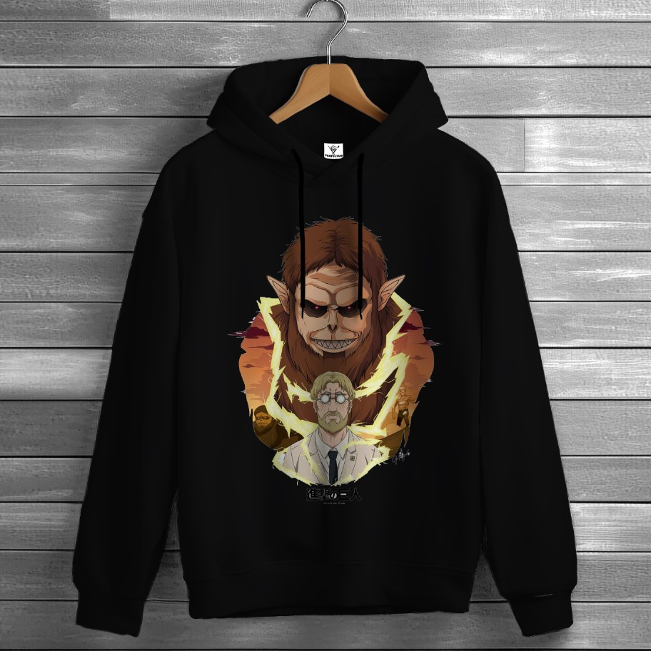 Толстівка Attack on Titan аніме вайб Anime манга Zeke Yeager худі оверсайз унісекс ВСІ розміри Преміум тканина