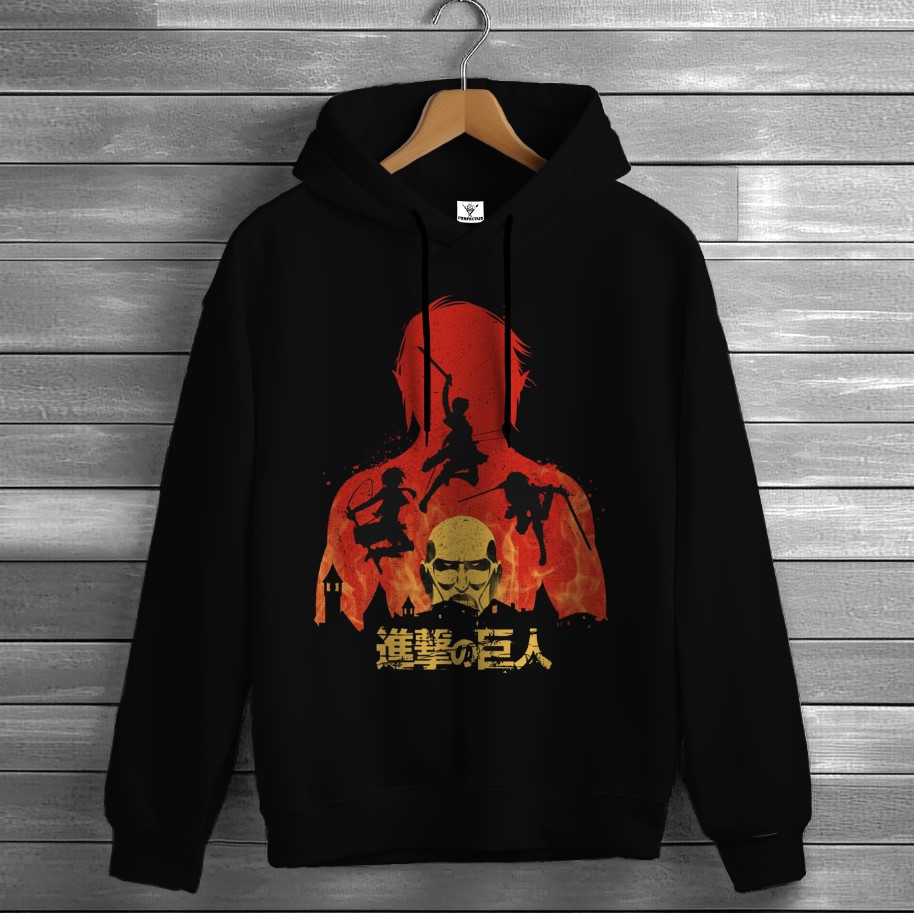 Толстівка Attack on Titan аніме вайб Anime манга 19 худі оверсайз унісекс ВСІ розміри Преміум тканина