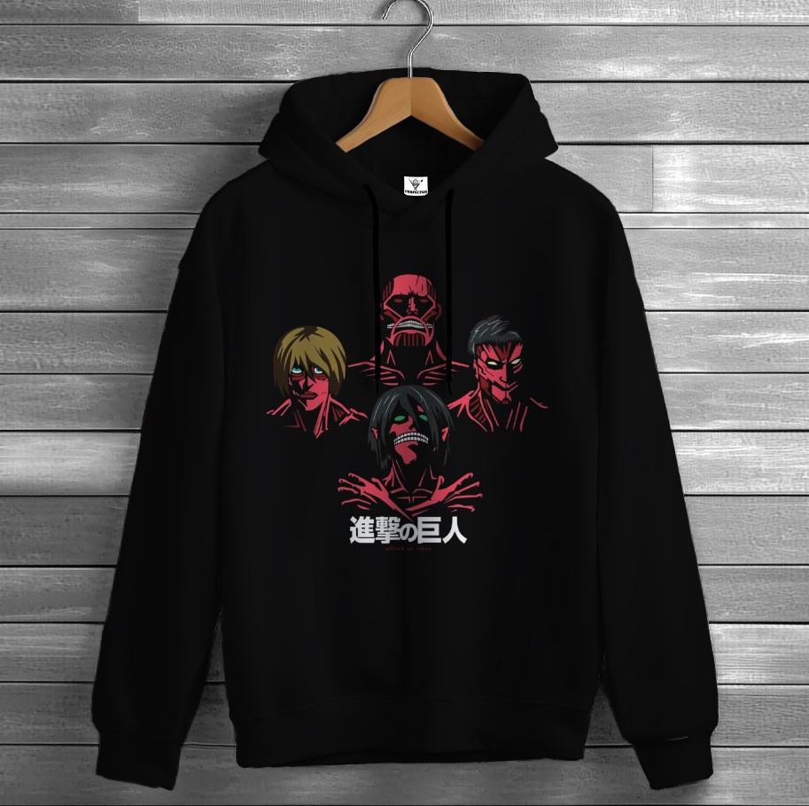 Толстівка Attack on Titan аніме вайб Anime манга 15 худі оверсайз унісекс ВСІ розміри Преміум тканина