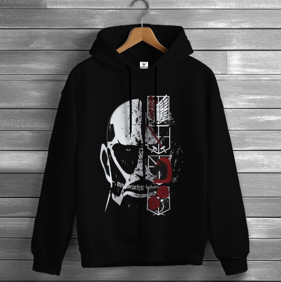 Толстівка Attack on Titan аніме вайб Anime манга 122 худі оверсайз унісекс ВСІ розміри Преміум тканина