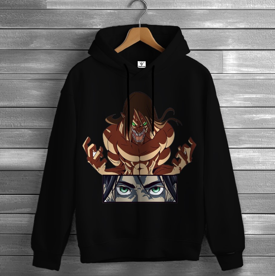 Толстівка Attack on Titan аніме вайб Anime манга 111 худі оверсайз унісекс ВСІ розміри Преміум тканина