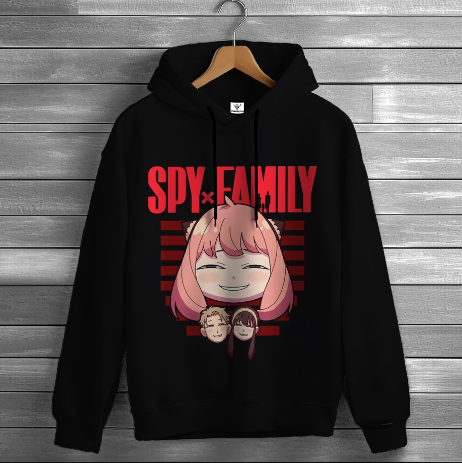 Толстівка Spy x Family аніме вайб Anya 3 худі оверсайз унісекс ВСІ розміри Преміум тканина