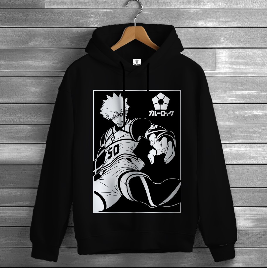 Толстівка Blue Lock аніме вайб Anime манга футбол 3 худі оверсайз унісекс ВСІ розміри Преміум тканина