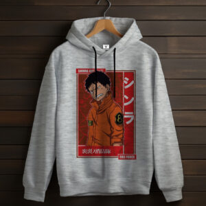 Толстівка Fire Force аніме вайб Anime худі оверсайз унісекс ВСІ розміри Преміум тканина