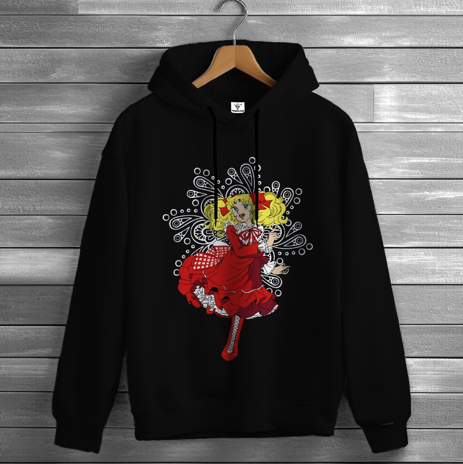 Толстівка Candy Candy аніме вайб Anime манга 3 худі оверсайз унісекс ВСІ розміри Преміум тканина