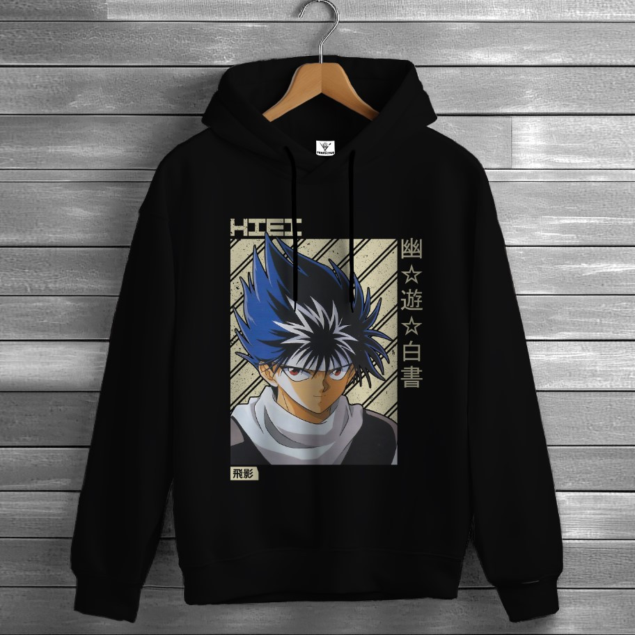 Толстівка Yu Yu Hakusho аніме вайб Anime Hiei худі оверсайз унісекс ВСІ розміри Преміум тканина