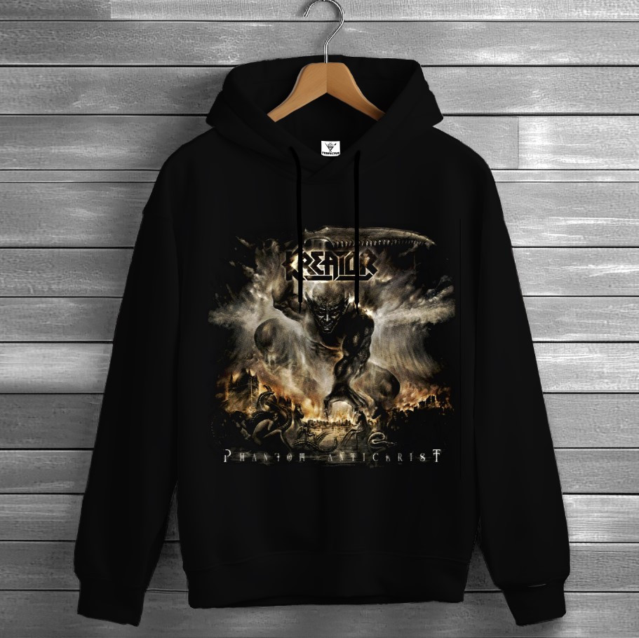 Толстівка Kreator лого гурт рок музика група фанату Rock Band 3 худі оверсайз унісекс ВСІ розміри Преміум тканина