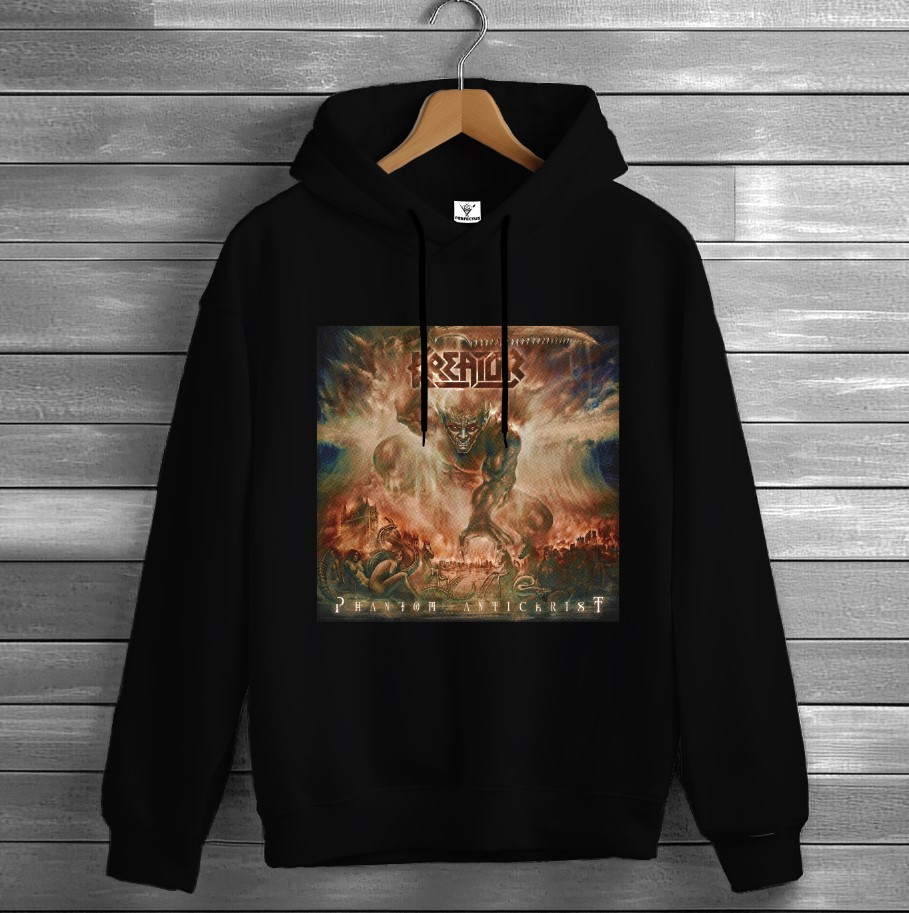 Толстівка Kreator лого гурт рок музика група фанату Rock Band худі оверсайз унісекс ВСІ розміри Преміум тканина