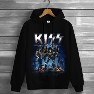 Толстівка Kiss лого гурт рок музика група фанату Rock Band хелловін худі оверсайз унісекс ВСІ розміри Преміум тканина