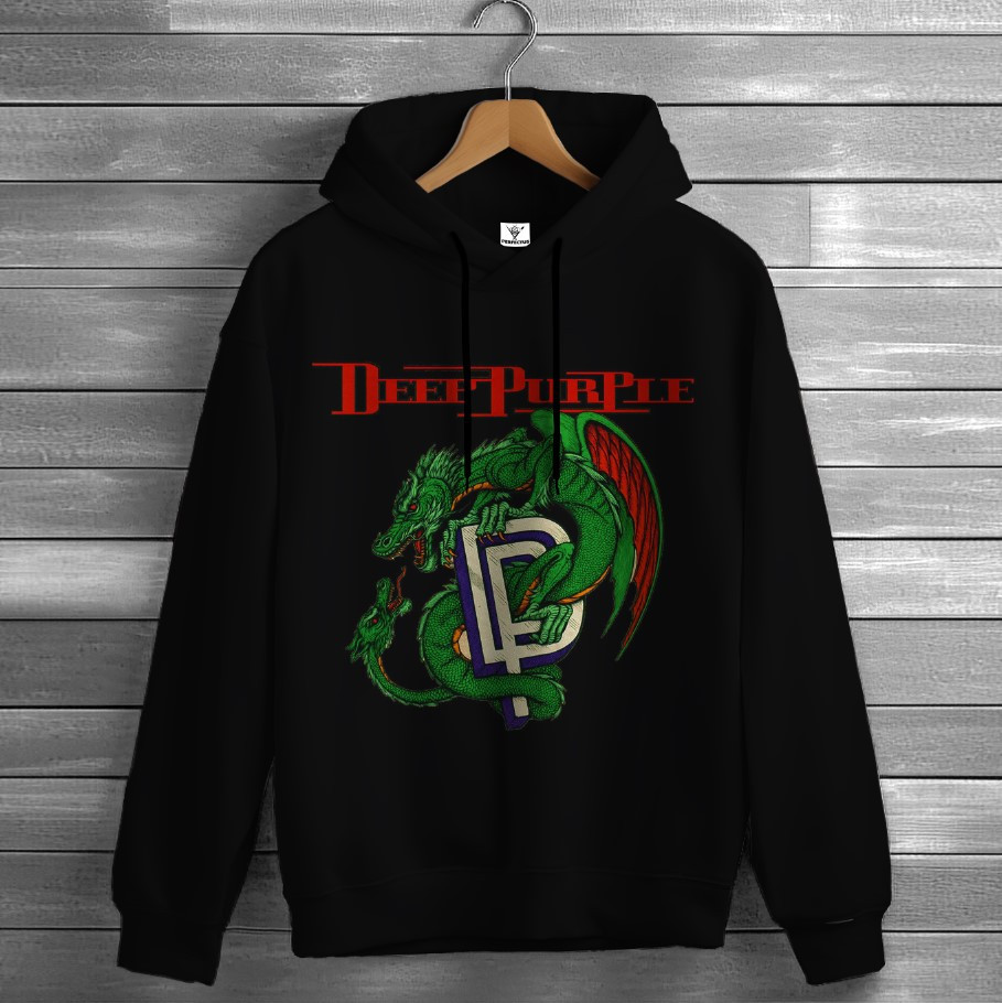 Толстівка Deep Purple лого гурт рок музика група 7 худі оверсайз унісекс ВСІ розміри Преміум тканина