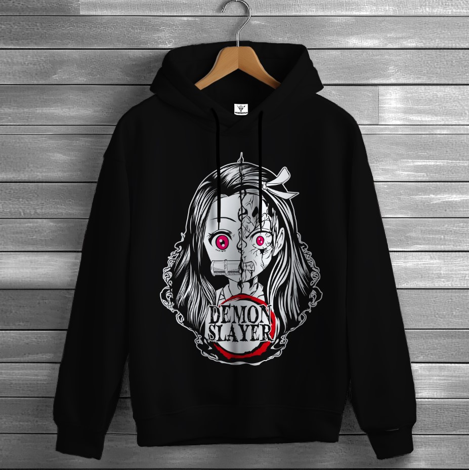 Толстівка Demon Slayer клинок аніме вайб Nezuko Kamado 11 худі оверсайз унісекс ВСІ розміри Преміум тканина