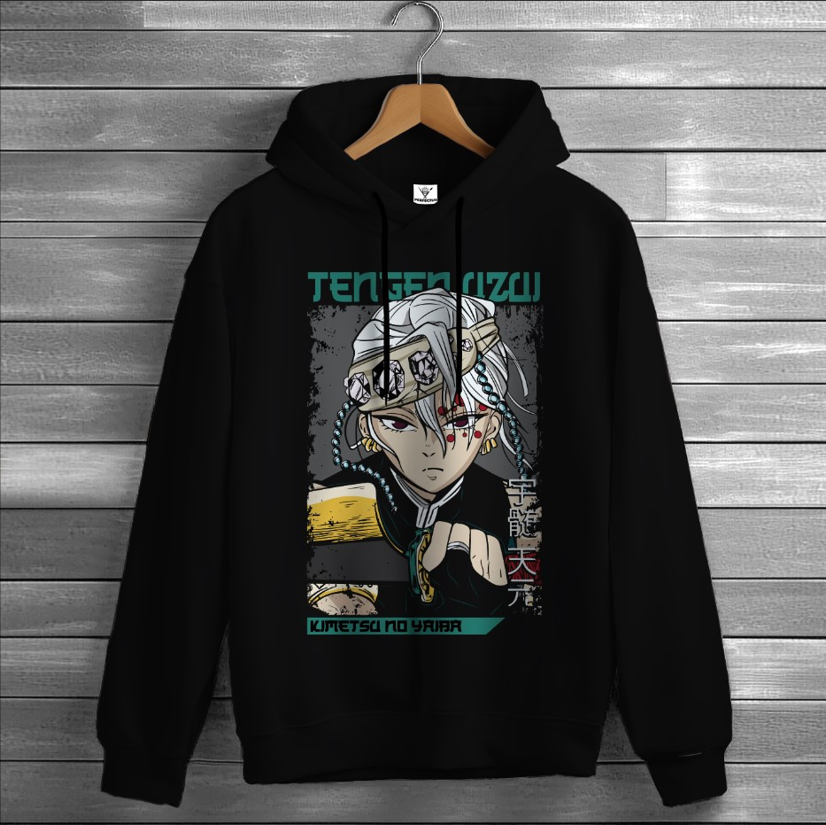 Толстівка Demon Slayer манга Tengen худі оверсайз унісекс ВСІ розміри Преміум тканина