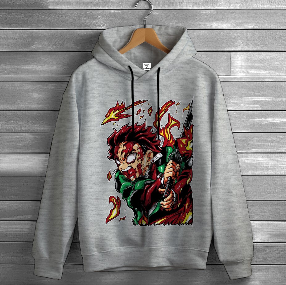 Толстівка Demon Slayer Kamado Tanjiro 74 худі оверсайз унісекс ВСІ розміри Преміум тканина