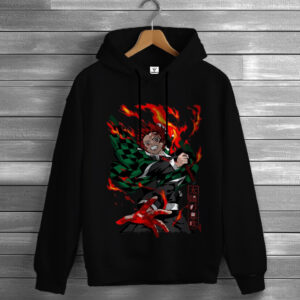 Толстівка Demon Slayer Kamado Tanjiro 6 худі оверсайз унісекс ВСІ розміри Преміум тканина