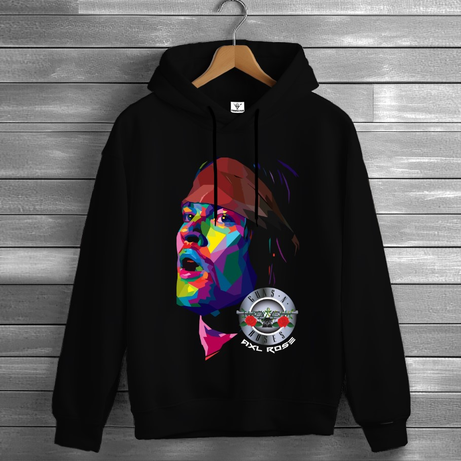 Толстівка Guns N' Roses лого гурт рок музика група 100 худі оверсайз унісекс ВСІ розміри Преміум тканина