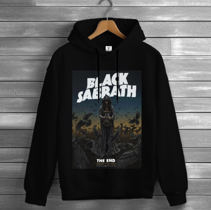 Толстівка Black Sabbath лого гурт рок музика група метал 44 худі оверсайз унісекс ВСІ розміри Преміум тканина