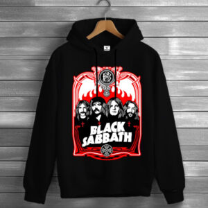 Толстівка Black Sabbath лого гурт рок музика група метал 2 худі оверсайз унісекс ВСІ розміри Преміум тканина