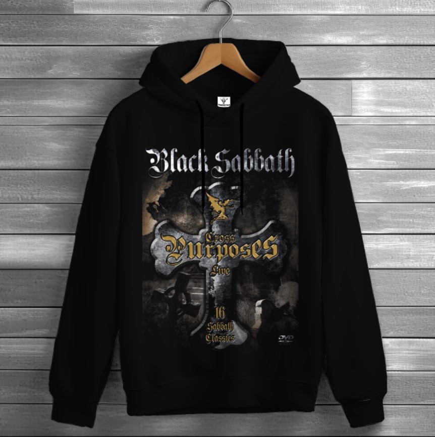 Толстівка Black Sabbath лого гурт рок музика група метал 1 худі оверсайз унісекс ВСІ розміри Преміум тканина