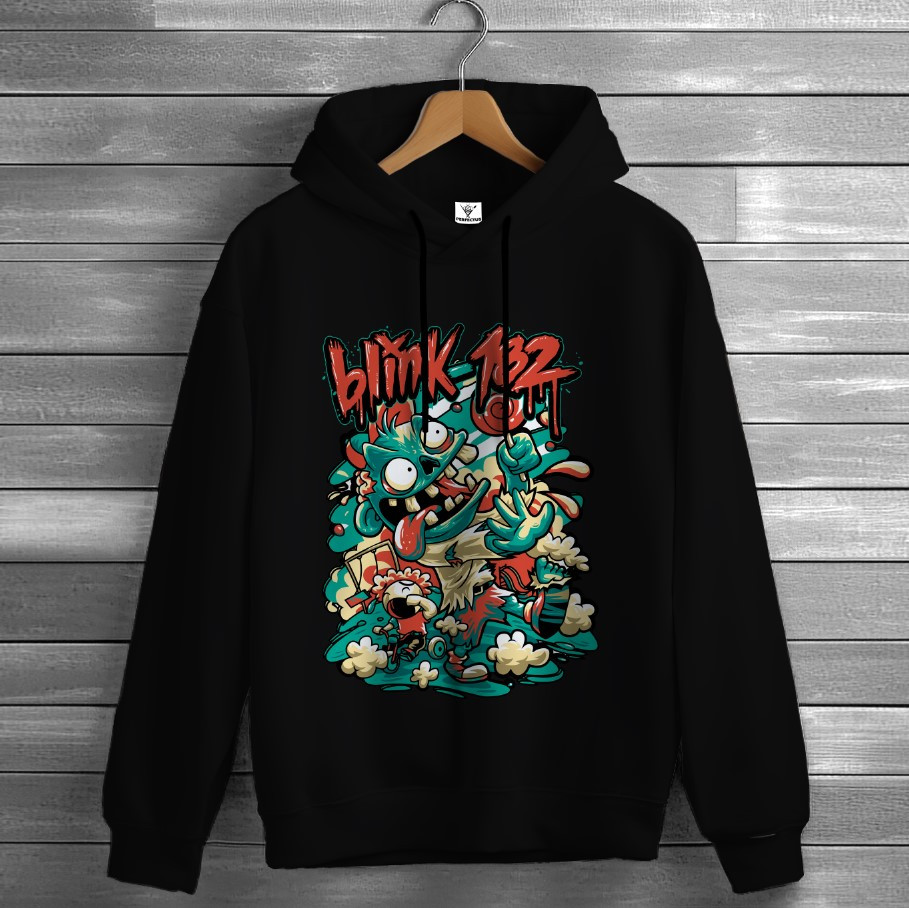 Толстівка Blink 182 панк лого гурт рок музика група 1 худі оверсайз унісекс ВСІ розміри Преміум тканина