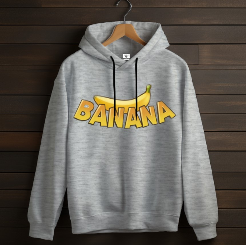 Толстівка Banana банан гра 1 худі оверсайз унісекс ВСІ розміри Преміум тканина
