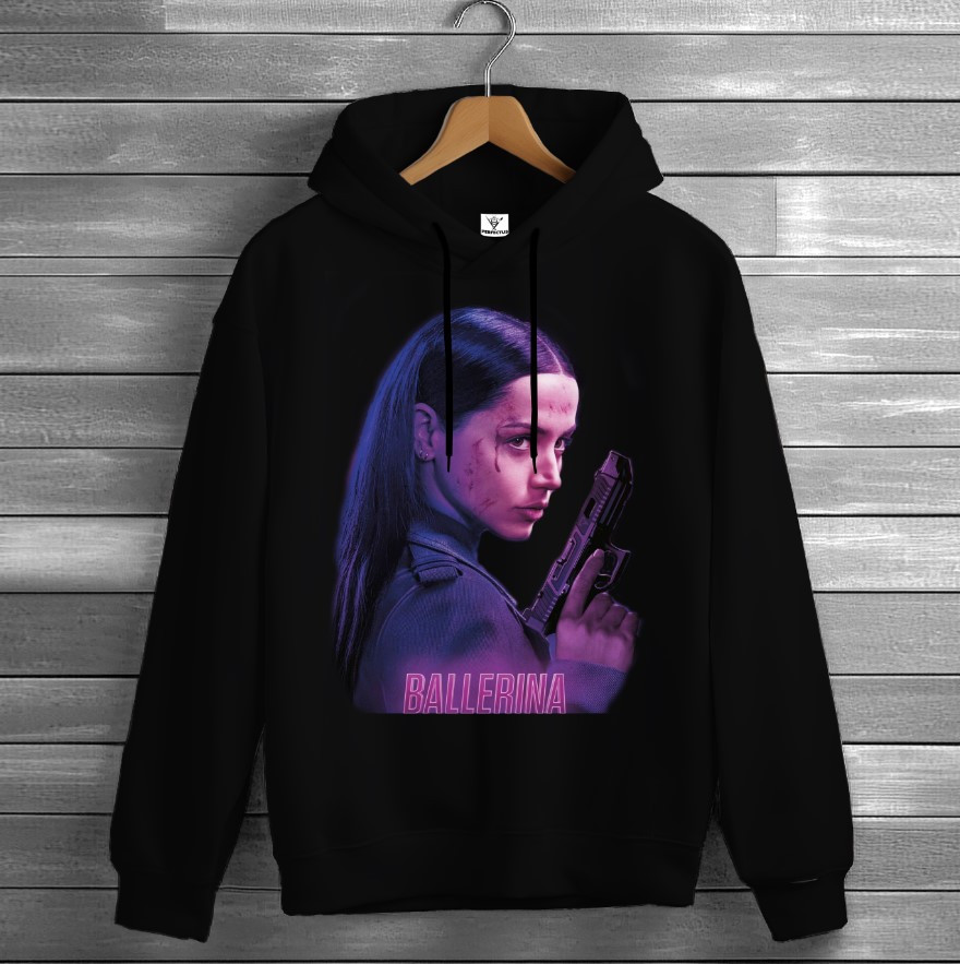 Толстівка Ballerina фільм постер худі оверсайз унісекс ВСІ розміри Преміум тканина