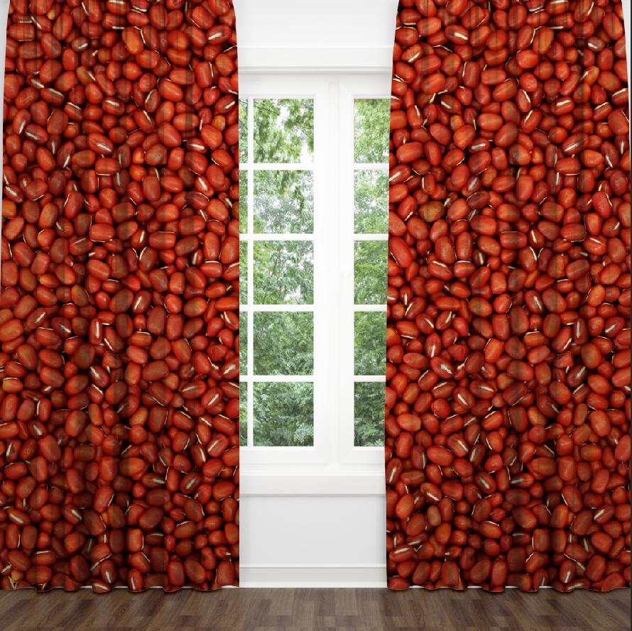 Штори Червона квасоля боби Фотоштора ВСІ розміри