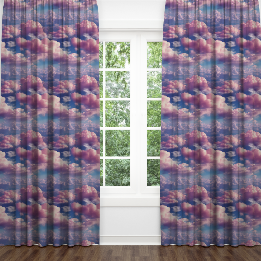 Штори Хмари блакитне небо природа 1 Фотоштора ВСІ розміри