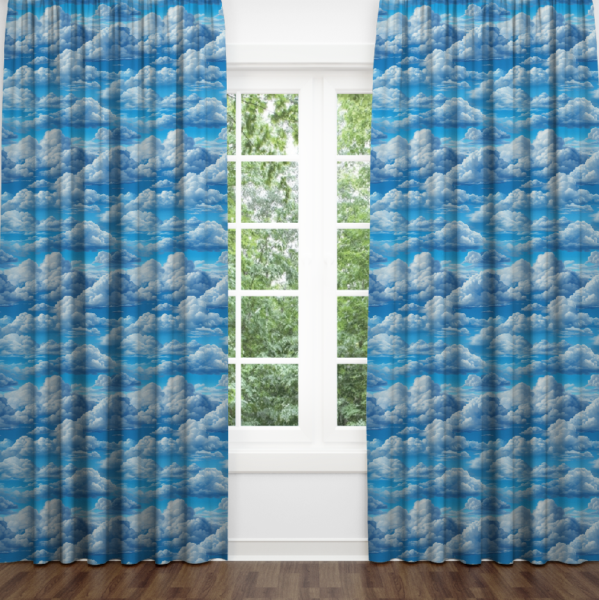 Штори Хмари блакитне небо природа Фотоштора ВСІ розміри