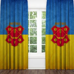 Штори Герб міста Полтава прапор України Фотоштора ВСІ розміри