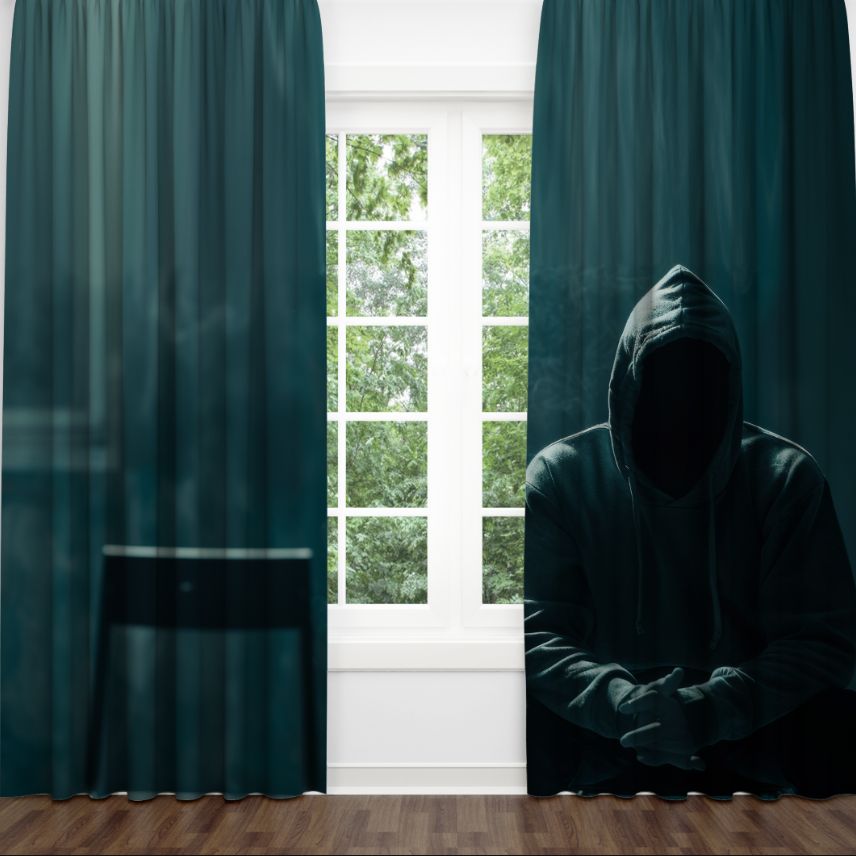 Штори Анонімус хакер геймер Фотоштора ВСІ розміри