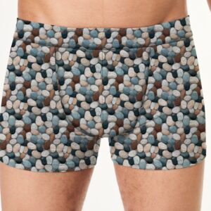 Труси боксери чоловічі Текстура кольорового каміння стіни 1 ВСІ розміри Преміум тканина