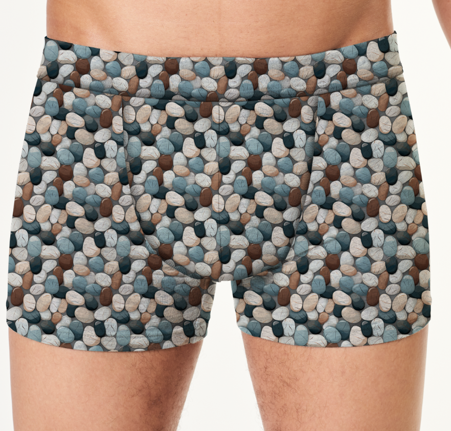 Труси боксери чоловічі Текстура кольорового каміння стіни 1 ВСІ розміри Преміум тканина
