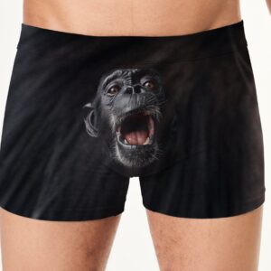 Труси боксери чоловічі Прикольна чорна мавпа ВСІ розміри Преміум тканина