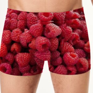 Труси боксери чоловічі Малина ягоди ВСІ розміри Преміум тканина