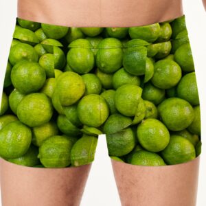 Труси боксери чоловічі З лаймом фруктами ВСІ розміри Преміум тканина