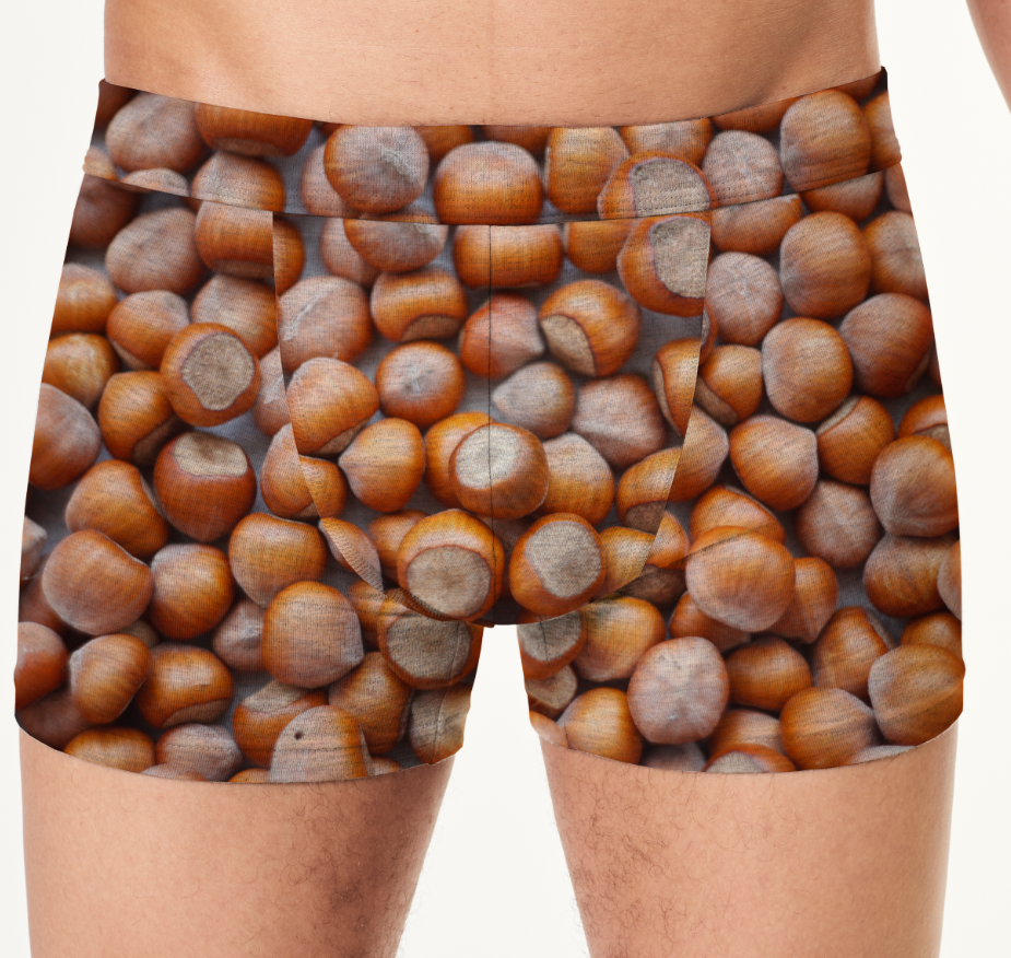 Труси боксери чоловічі Горіхи фундук ВСІ розміри Преміум тканина