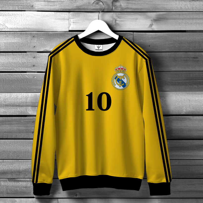 Світшот Реал футбол клуб емблема лого форма оверсайз унісекс ВСІ розміри Преміум тканина