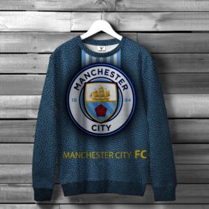 Світшот Манчестер Сіті футбол клуб емблема лого форма 1 оверсайз унісекс ВСІ розміри Преміум тканина