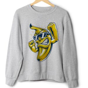 Світшот Крутий банан мульт в окулярах оверсайз унісекс Преміум тканина