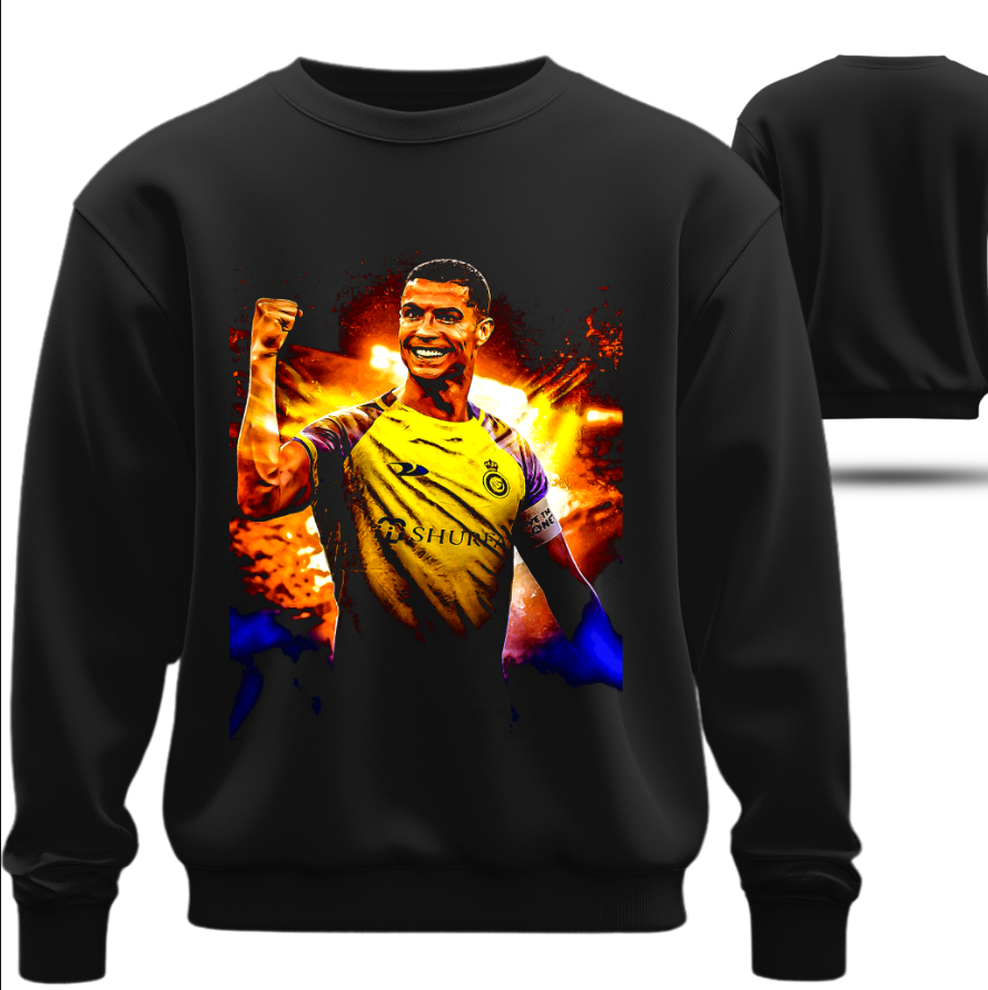 Світшот Кріштіану Роналду футбол 2 оверсайз унісекс Преміум тканина