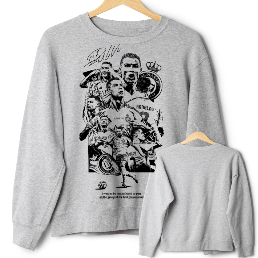 Світшот Кріштіану Роналду футбол оверсайз унісекс Преміум тканина